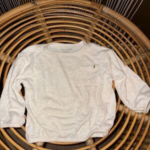 Cozy Cream Long Sleeve Tee for Kids